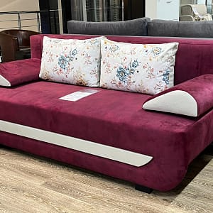 Canapea Trendy Rosu, extensibila cu lasa de depozitare