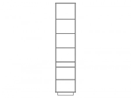 Dulap cu vitrina Astoria pentru living - imagine 2
