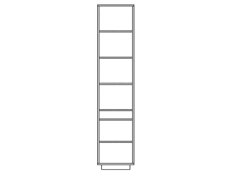 Dulap 1D1S Astoria pentru living - imagine 2